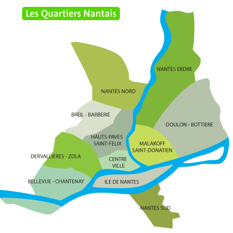 Prix immobilier Quartiers de Nantes