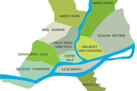 Prix immobilier Quartiers de Nantes