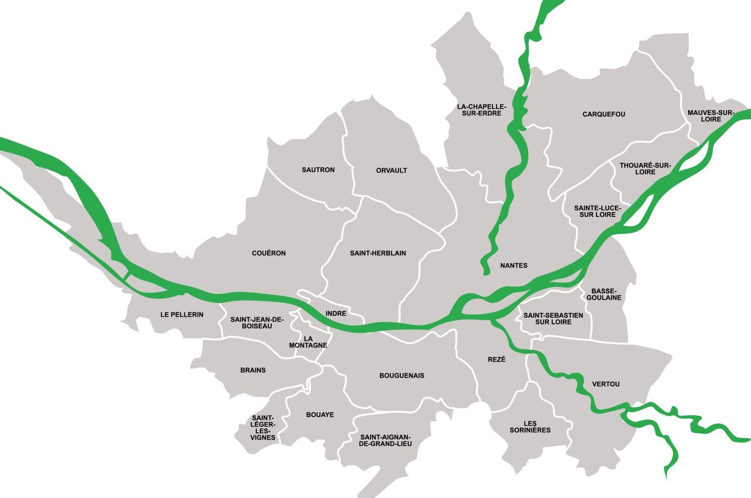 Prix m2 des communes de Nantes Métropole